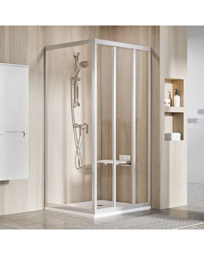 Душевая стенка Ravak Supernova APSS-90 94070UR2Z1 профиль Сатин стекло Transparent