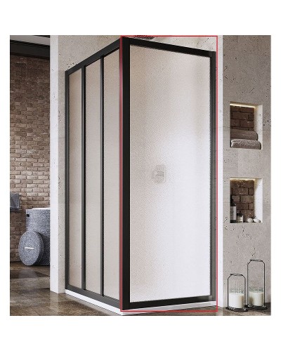 Душевая стенка Ravak Supernova APSS-90 940703R2ZG профиль Черный стекло Grape