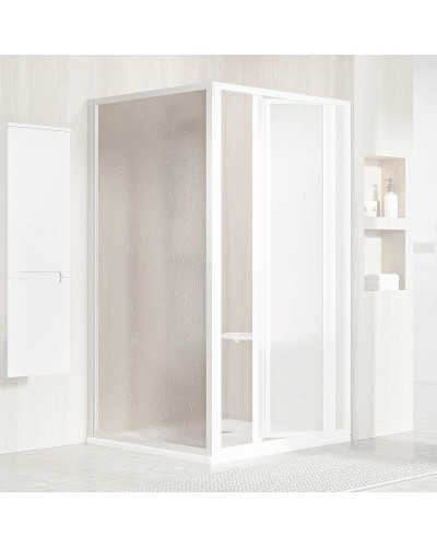 Душевая стенка Ravak Supernova PSS-80 940401O211 профиль Белый витраж пластик Pearl