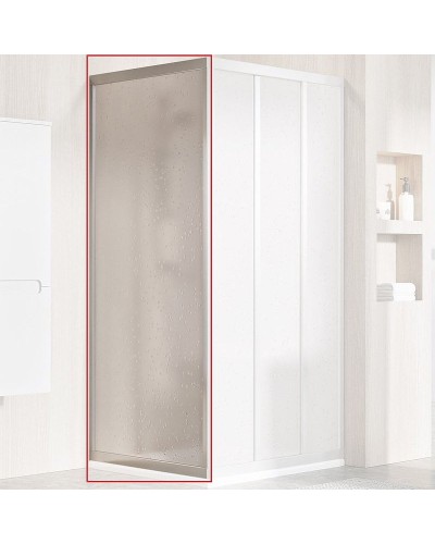 Душевая стенка Ravak Supernova APSS-80 94040UR211 профиль Сатин витраж пластик Pearl