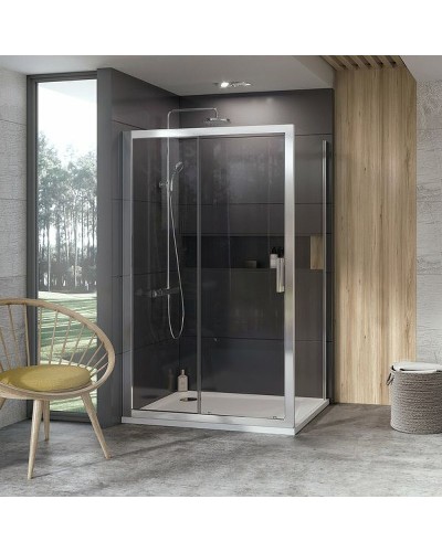 Душевая стенка Ravak 10° 10PS-90 9UV70U00Z1 профиль Сатин стекло Transparent