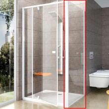 Душевая стенка Ravak Pivot PPS-80 90G40100Z1 профиль Белый стекло Transparent