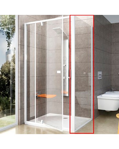 Душевая стенка Ravak Pivot PPS-80 90G40100Z1 профиль Белый стекло Transparent