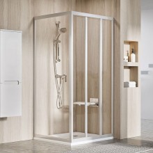 Душевая стенка Ravak Supernova APSS-75 94030U02Z1 профиль Сатин стекло Transparent