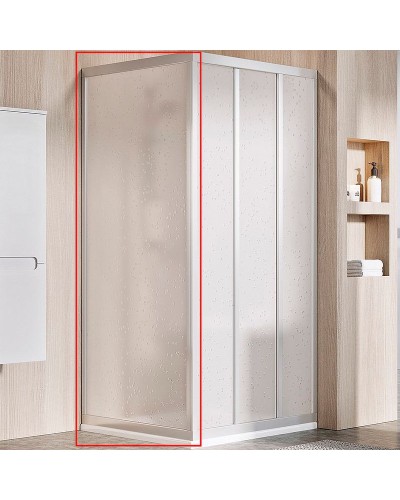 Душевая стенка Ravak Supernova APSS-90 94070U0211 профиль Сатин витраж пластик Pearl