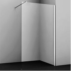 Душевая перегородка WasserKRAFT Rossel 90 28W39 профиль Серебристый стекло прозрачное