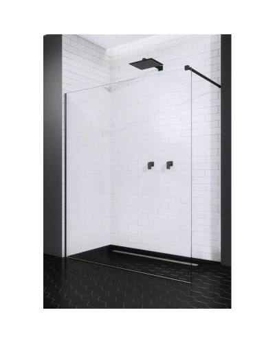 Неподвижная перегородка Radaway Modo New Black II 145 прозрачное