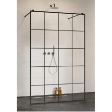 Неподвижная перегородка Radaway Modo New Black I Factory 120 прозрачное