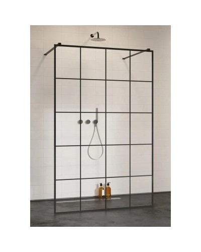 Неподвижная перегородка Radaway Modo New Black I Factory 120 прозрачное