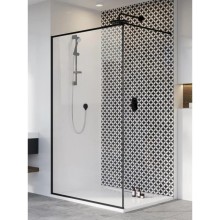 Неподвижная перегородка Radaway Modo New Black II Frame 125 прозрачное