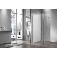 Душевая перегородка Vincea Walk-In 110 VSW-1H110CL профиль Хром стекло прозрачное