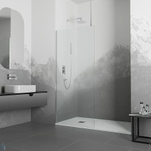 Душевая перегородка RGW Walk In WA-003 90 351000309-11 профиль Хром стекло прозрачное