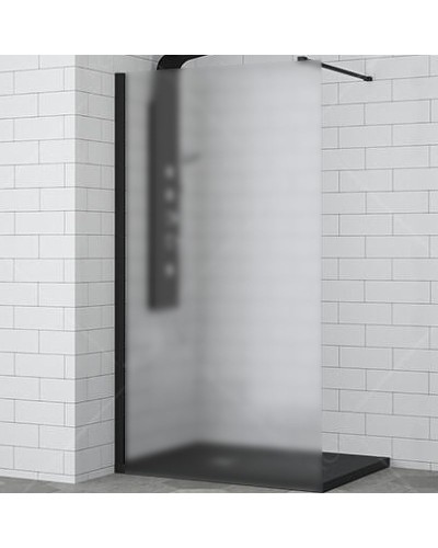 Душевая перегородка RGW Walk In WA-002B 90 35100209-24 профиль Черный стекло матовое-сатинат