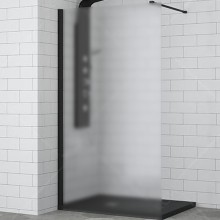 Душевая перегородка RGW Walk In WA-002B 70 35100207-24 профиль Черный стекло матовое-сатинат