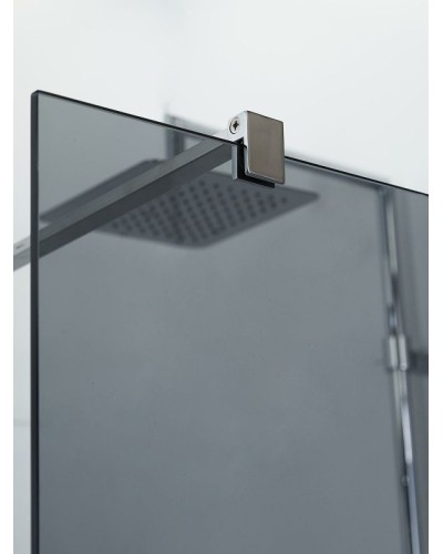 Душевая перегородка Cezares Liberta 110 LIBERTA-L-1-110-GR-Cr профиль Хром стекло серое