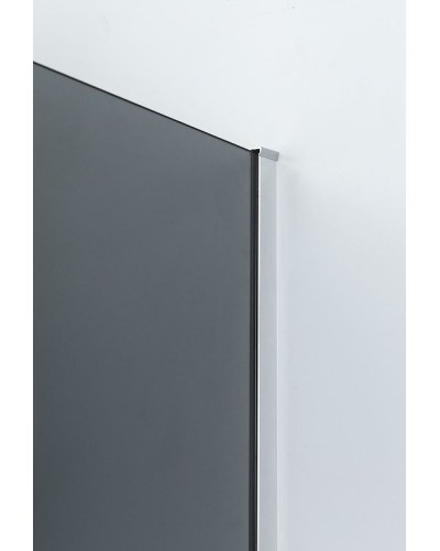 Душевая перегородка Cezares Liberta 80 LIBERTA-L-1-80-GR-Cr профиль Хром стекло серое