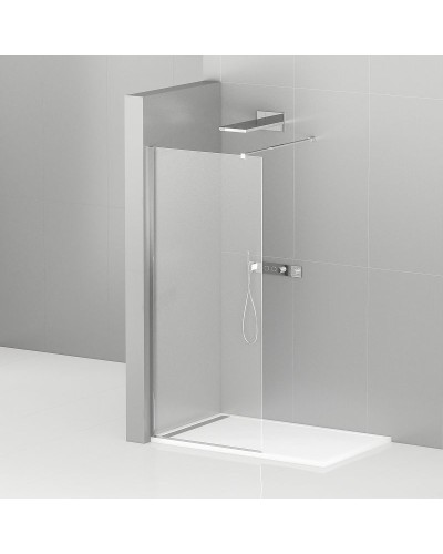 Душевая перегородка Cezares Liberta 125 LIBERTA-L-1-125-C-Cr профиль Хром стекло прозрачное