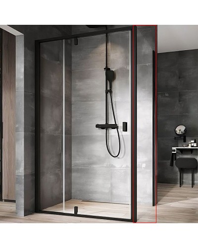 Душевая стенка Ravak Nexty NPS-90 90O70300Z1 профиль Черный стекло Transparent