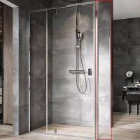 Душевая стенка Ravak Nexty NPS-100 90OA0C00Z1 профиль Хром стекло Transparent