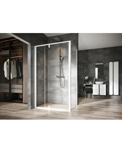 Душевая стенка Ravak Nexty NPS-80 90O40100Z1 профиль Белый стекло Transparent