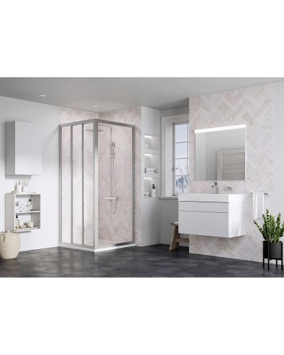 Душевая стенка Ravak Supernova APSS-80 94040UR2Z1 профиль Сатин стекло Transparent