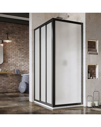 Душевая стенка Ravak Supernova APSS-90 940703R211 профиль Черный пластик Pearl