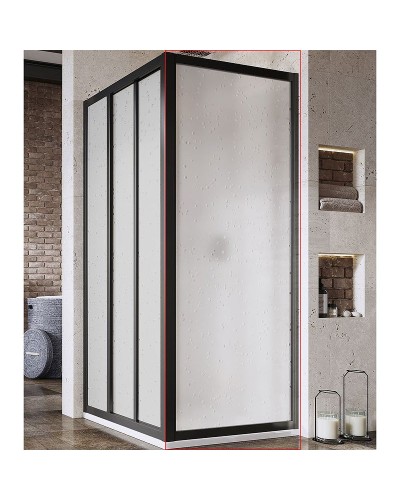 Душевая стенка Ravak Supernova APSS-90 940703R211 профиль Черный пластик Pearl