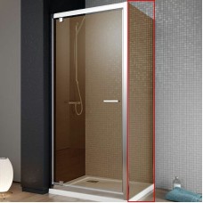 Душевая стенка Radaway Twist S 100 382013-08 профиль Хром стекло коричневое