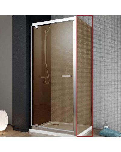 Душевая стенка Radaway Twist S 80 382011-08 профиль Хром стекло коричневое