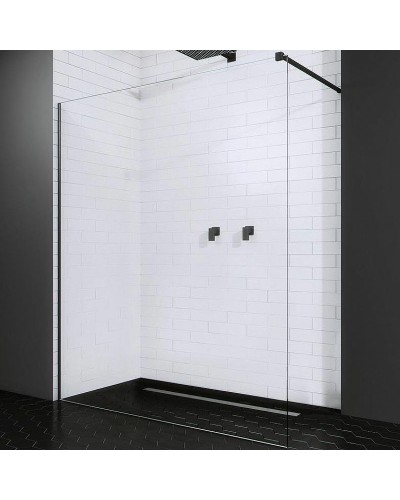 Душевая перегородка Radaway Modo New II 120 389124-54-01 профиль Черный стекло прозрачное