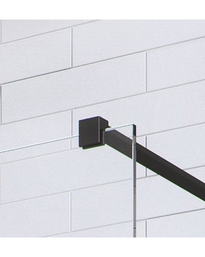 Душевая перегородка Radaway Modo New II 120 389124-54-01 профиль Черный стекло прозрачное