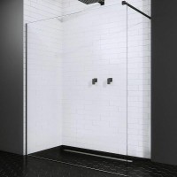 Душевая перегородка Radaway Modo New II 90 389094-54-01 профиль Черный стекло прозрачное