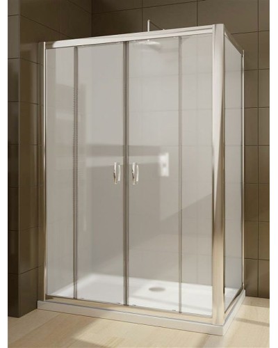 Душевая стенка Radaway Premium Plus S 80 33413-01-06N профиль Хром стекло фабрик