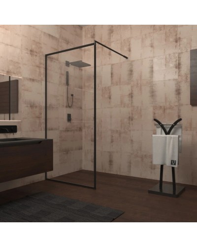 Неподвижная перегородка 80 см Veconi Korato KR71-80-01-19C1 прозрачное