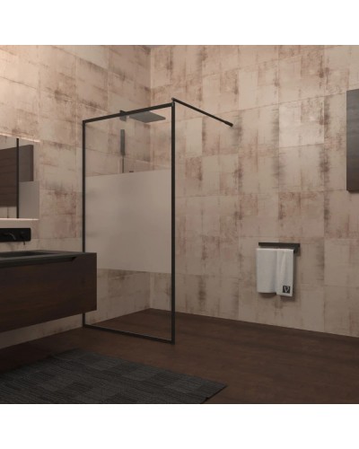 Неподвижная перегородка 120 см Veconi Korato KR71-120-04-19C1 Frost Line