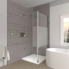 Неподвижная перегородка 90 см Veconi Korato KR73-90-04-19C1 Frost Line