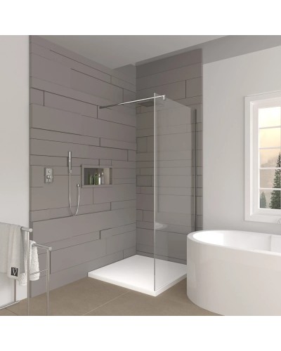 Неподвижная перегородка 90 см Veconi Korato KR74-90-01-19C2 прозрачное