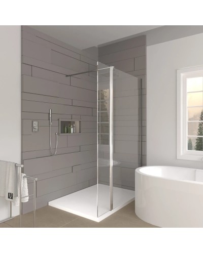 Неподвижная перегородка 90 см Veconi Korato KR75-90-01-19C2 прозрачное