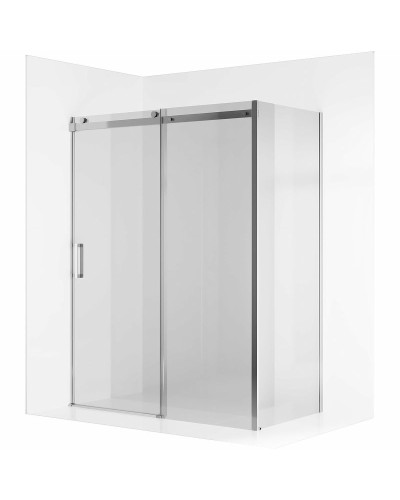 Душевая стенка Ambassador Benefit 100 100HX профиль Хром стекло прозрачное