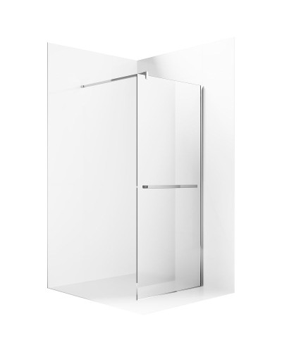 Душевая перегородка Ambassador Walk-in 120х200 15031133 профиль Хром стекло прозрачное