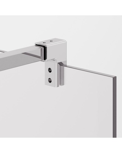 Душевая перегородка Ambassador Walk-in 120х200 15031133 профиль Хром стекло прозрачное