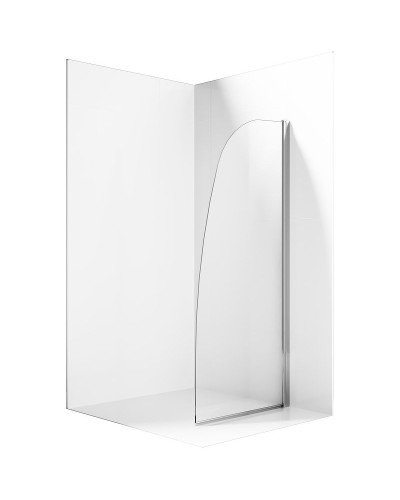 Душевая перегородка Ambassador Walk-in 90х200 15031131 профиль Хром стекло прозрачное