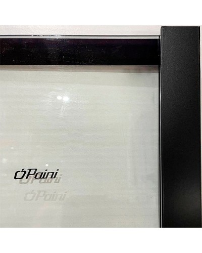 Душевая перегородка Paini 100 Walk-In 100G профиль Черный матовый стекло прозрачное с рисунком