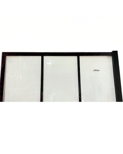 Душевая перегородка Paini 100 Walk-In 100G профиль Черный матовый стекло прозрачное с рисунком