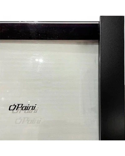 Душевая перегородка Paini 90 Walk-In 90G профиль Черный матовый стекло прозрачное с рисунком