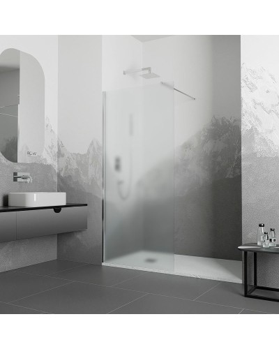 Душевая перегородка RGW Walk In WA-010 70 351001007-21 профиль Хром стекло матовое-сатинат