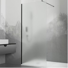 Душевая перегородка RGW Walk In WA-010B 80 351001008-24 профиль Черный стекло матовое-сатинат