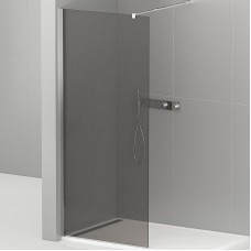 Душевая перегородка Cezares Liberta 120 LIBERTA-L-1-120-GR-Cr профиль Хром стекло серое