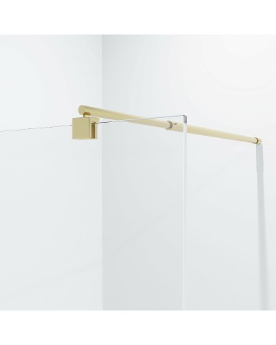 Душевая перегородка Niagara Nova 90 NG-641-90GOLD профиль Холодное золото стекло прозрачное