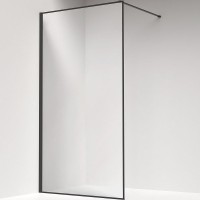 Душевая перегородка Iddis Slide 100 SLI8GS0i23 профиль Графит стекло прозрачное